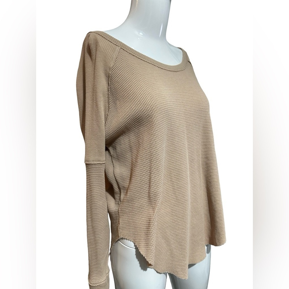 Aritzia TNA Adler Waffle Thermal Dusty Rose - Picture 5 of 7